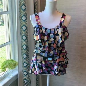 Odille ruffle tank top